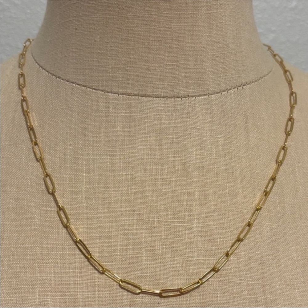 ✨SOLD✨ NWOT Kendra Scott Large Paperclip Necklace 18k Gold Vermeil